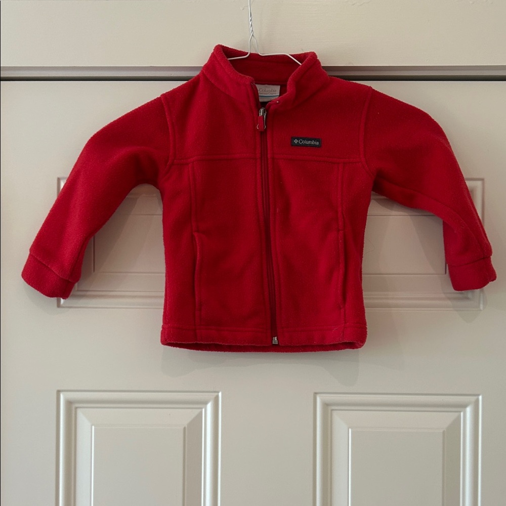 Columbia Vibrant Red Fleece Jacket
